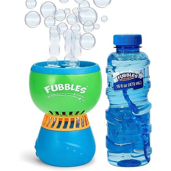 FUBBLES NO Spill Funfiniti Bubble Machine | Non Stop Bubbles | Pack of 1 - Picture 2 of 7